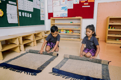 Ekya Early Years students play time